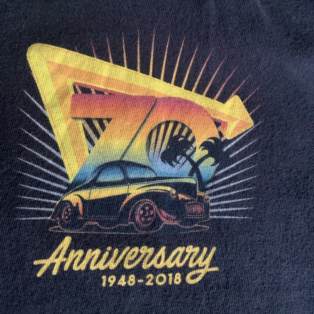 SOLD IN-N-OUT BURGER 70th Anniversary Tee T-Shirt - Picture 5 of 5